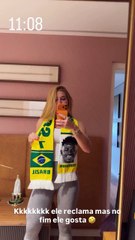 Virginia ganha presente de Vini Jr. e manda recado para amado nas redes: “Não pode reclamar nem um pio”