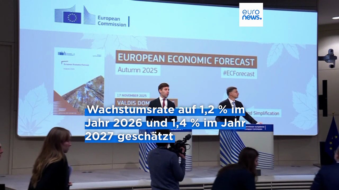 Herbstprognose der EU-Kommission: 'Europa muss sich auf Europa verlassen'