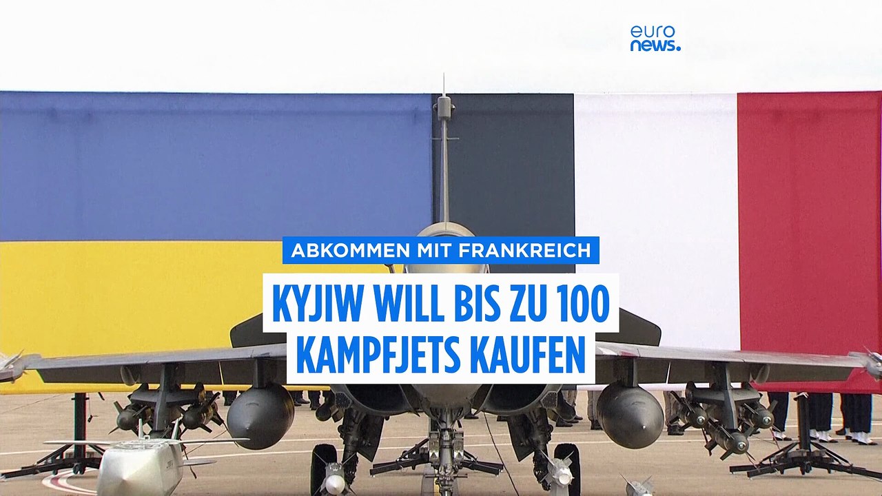 Selenskyjs Besuch bei Macron: 100 Rafale-Jets für die Ukraine