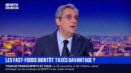 Taxe sur les fast-foods: Serge Papin, ministre des Petites et moyennes entreprises, "n'est pas favorable"