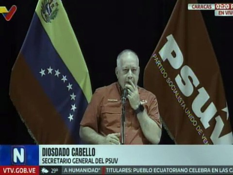 Sec. Gral. Diosdado Cabello: Hoy día el PSUV es ejemplo de partido revolucionario en el mundo