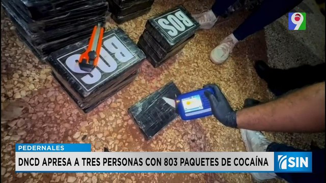 En pedernales DNCD incautan 803 paquetes de cocaína | Primera Emisión SIN