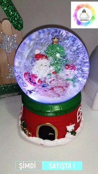 Müzikli Işıklı Hareketli Kar Küreleri Yılbaşı Özel !