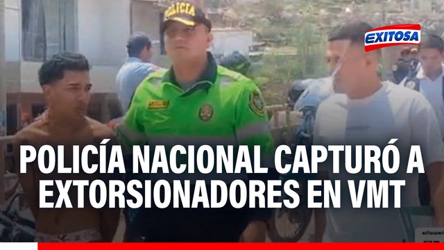 🔴🔵 Policía Nacional capturó a extorsionadores en VMT: Exigían más de mil soles a conductores de transporte
