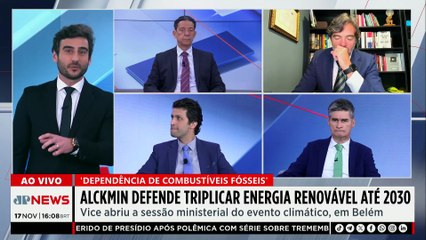 COP30: Alckmin defende triplicar energia renovável até 2030