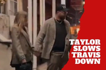 Taylor Swift slows things down with Travis Kelce