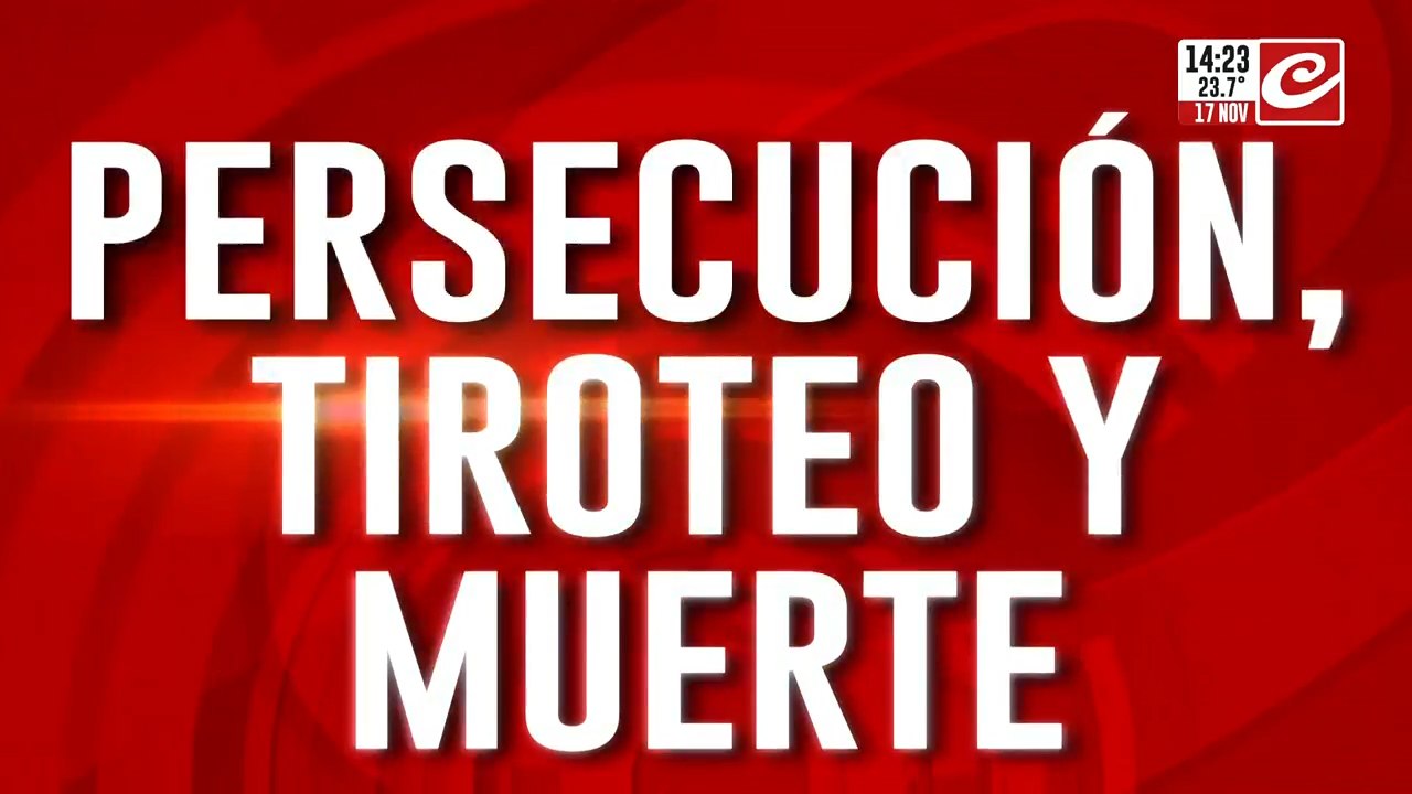 Persecución, tiroteo y muerto: 1 fallecido, tres heridos y un prófugo