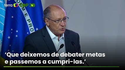 Alckmin diz que ‘tempo de promessas passou’ e cobra ações concretas na COP30