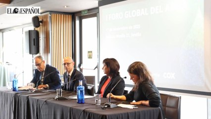 Mesa redonda del I Foro Global del Agua organizado por EL ESPAÑOL y Cox en Sevilla