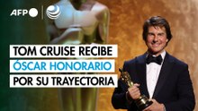Tom Cruise recibió Óscar honorario por su trayectoria