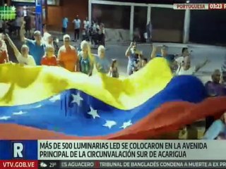 Portuguesa | Gobierno regional recupera el alumbrado público de la Av. Circunvalación