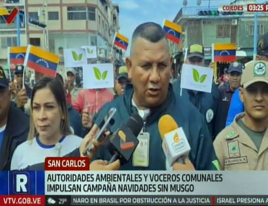 Cojedes | Autoridades  y voceros comunales fomentan la campaña “Navidad Sin Musgo” en San Carlos