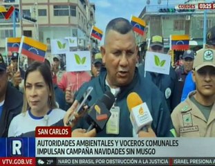 Cojedes | Autoridades  y voceros comunales fomentan la campaña “Navidad Sin Musgo” en San Carlos