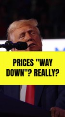 Trump boldly lies about cost of living increases
