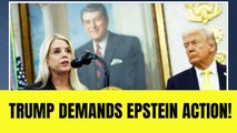 Bondi Opens Epstein Probe After Trump Demands Action