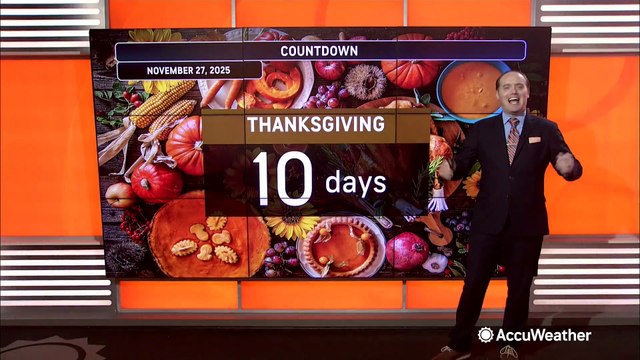 Your Thanksgiving week forecast across the US