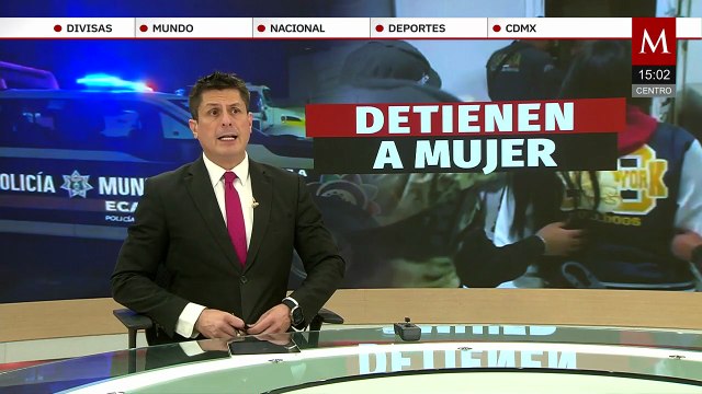 Autoridades detienen a una mujer buscada por robo en el Estado de México