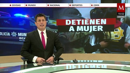 Autoridades detienen a una mujer buscada por robo en el Estado de México