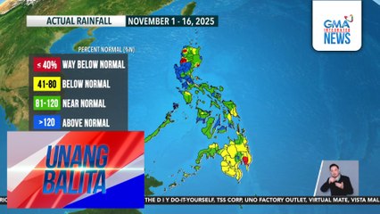 Weather update as of 6AM (November 18, 2025) | Unang Balita
