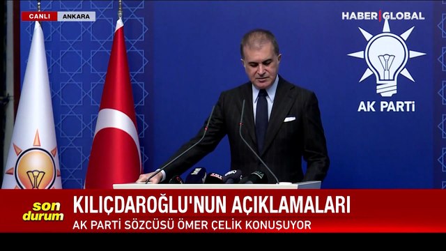 AK Parti Sözcüsü Çelik'ten Kılıçdaroğlu'na TSK tepkisi