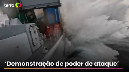 OTAN exibe poder bélico em novo vídeo mostrando um de seus submarinos destruindo navio