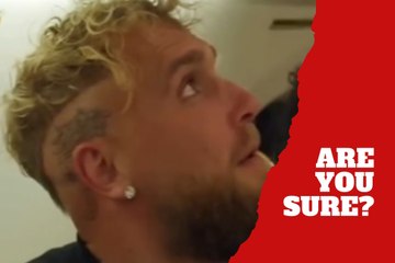 Jake Paul received a tough question about fighting Anthony Joshua mid-air in his private jet