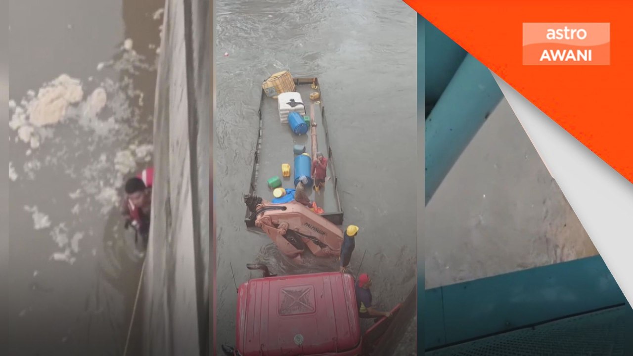 Lelaki dihanyutkan kepala air di Sungai Klang