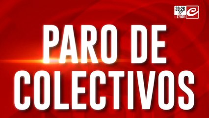 Paro de colectivos: choferes de "El Halcón" suspenderán el servicio por falta de pago