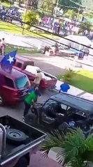 Simpatizantes del Partido Nacional se van a los golpes: hombre bofeteó a una mujer