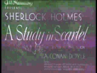A Study in Scarlet (1933) – Classic Sherlock Holmes Mystery