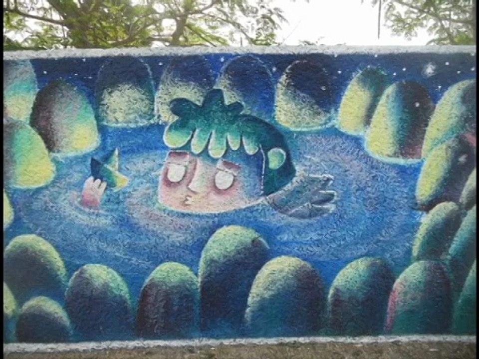 Playa Street Art #1 Ave Maria Lola