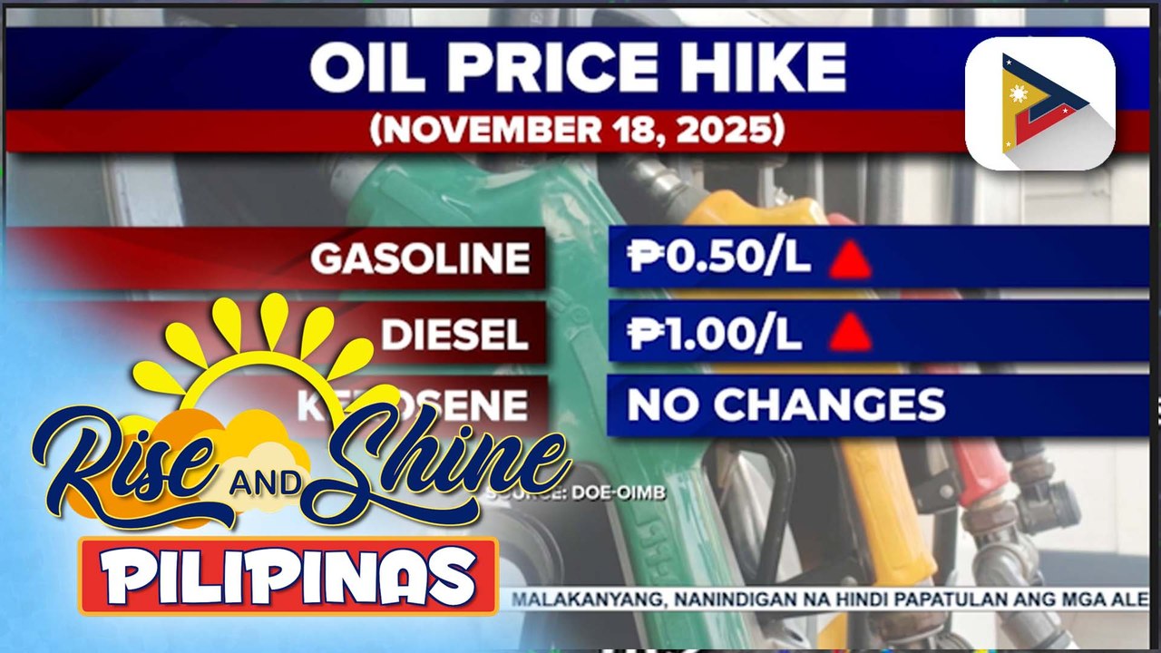 Taas-presyo sa mga produktong petrolyo, epektibo ngayong araw