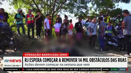 Operação Barricada Zero: Rio de Janeiro remove 14 mil obstáculos das ruas