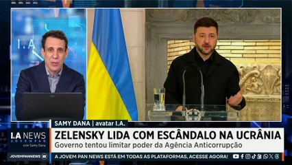 Samy Dana: Zelensky lida com escândalo de corrupção na Ucrânia | IA News