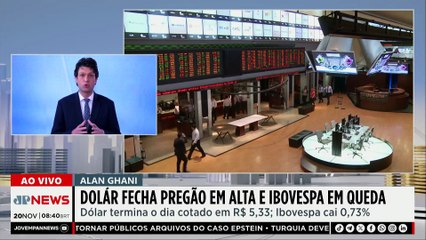 Dólar fecha pregão em alta e Ibovespa em queda; Alan Ghani comenta