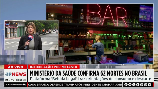 Ministério da Saúde confirma 62 mortes por metanol no Brasil