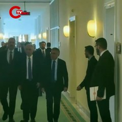 AK Parti Grup Başkanı Abdullah Güler, AK Parti Genel Başkan Vekili Efkan Ala ve Milli Dayanışma Kardeşlik ve Demokrasi Komisyonu üyeleri, TBMM AK PARTİ Grup Başkanlığı’nda İmralı ziyareti konusunu görüşmek üzere bir araya geldi