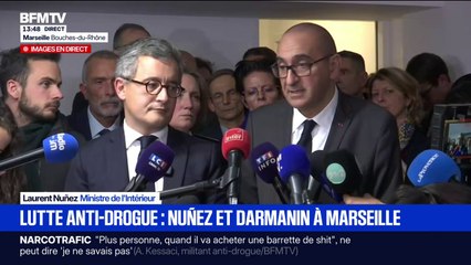 Lutte anti-drogue: "Le meurtre du frère d'Amine [Kessaci] est un crime qui vise à faire peur", affirme Laurent Nuñez