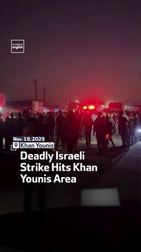 Deadly Israeli Strike Hits Khan Younis Area