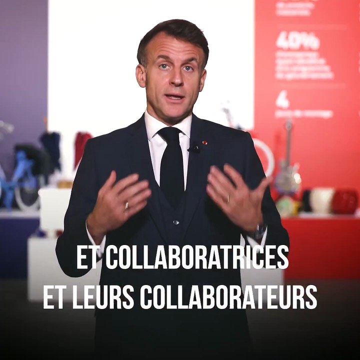 Dans une vidéo publiée sur les réseaux sociaux, Emmanuel Macron a vanté cette nuit ses "succès depuis 8 ans" en matière de réindustrialisation : "J’ai besoin de chacune et chacun de vous"