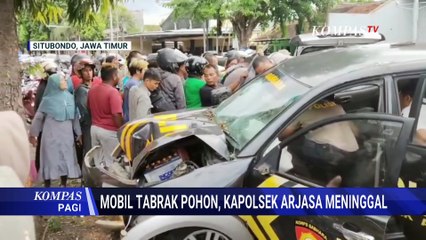 Kapolsek Arjasa Tewas Usai Mobilnya Tabrak Pohon, Diduga Korban Alami Serangan Jantung