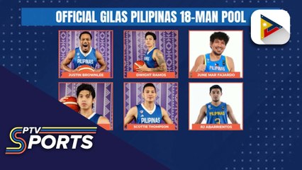 SBP, inilabas na ang 18-man pool ng Gilas Pilipinas para sa 2027 FIBA World Cup Asian Qualifiers