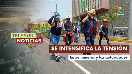 Miles de mineros artesanales protestan en Lima por ampliación del proceso de formalización minero
