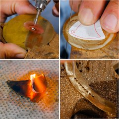 from nothing more than a can lid you can create a sentimental piece of jewelry!🤩 #accessories #repurpose #artisanal #handmade #wabisabi