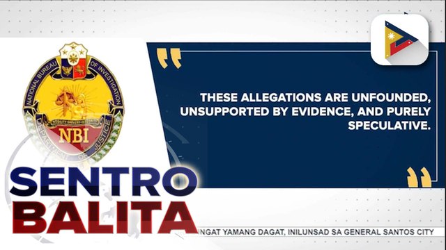 NBI, pinabulaanan ang umano'y illegal detention sa aide ni ex-Rep. Zaldy Co at kanyang asawa; NBI, bukas sa anumang imbestigasyon
