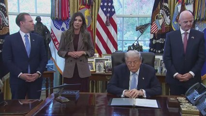 Kristi Noem on FIFA tourists: "Then they would go home. And go home in a timely manner."