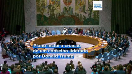 Conselho de Segurança da ONU aprova plano de paz de Trump para Gaza