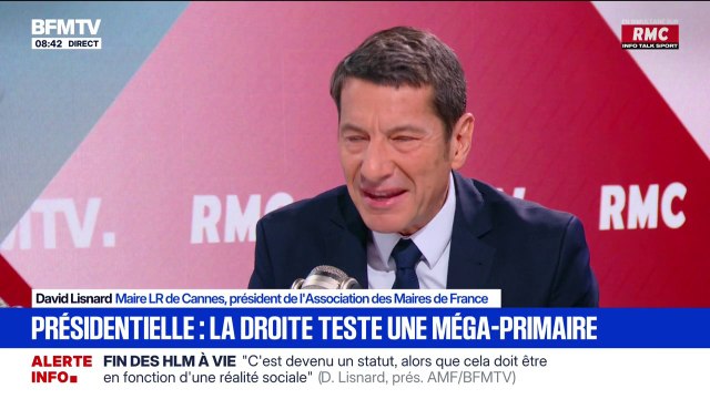 Aujourd'hui, on ne peut pas aller au deuxième tour : David Lisnard (LR) appelle tous ceux qui se réclament de la droite à participer à une grande primaire ouverte