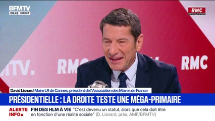 "Aujourd'hui, on ne peut pas aller au deuxième tour": David Lisnard (LR) appelle "tous ceux qui se réclament de la droite" à participer à une grande primaire ouverte