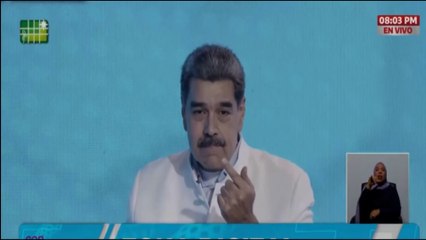 Maduro pide a Trump "dialogue, dialogue, dialogue, peace yes, no war, face to face" 